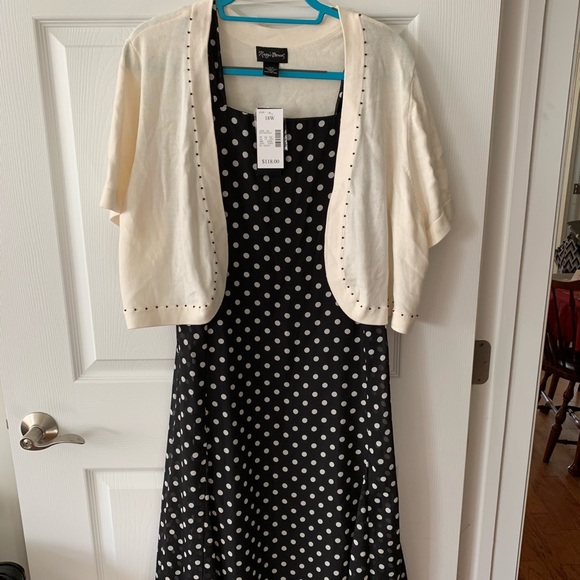 Maggie Barnes Polka Dot Dress and Bolero